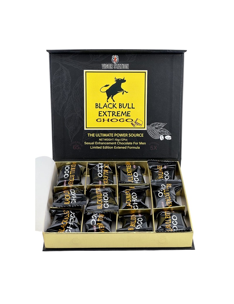 Black Bull Extreme Chocolate 12 Pieces (10g)