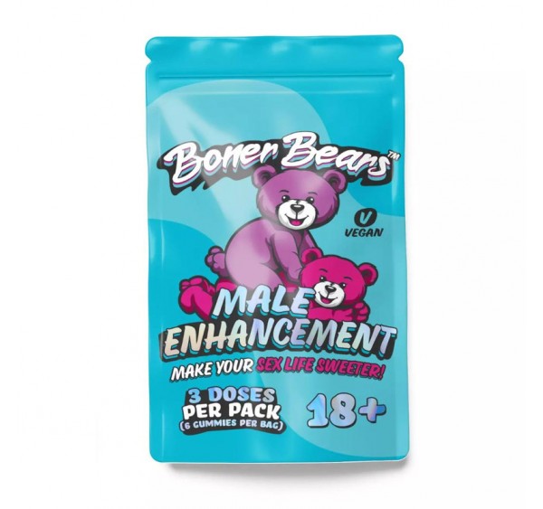 Boner Bear Male Gummies 3 Doses per Pack