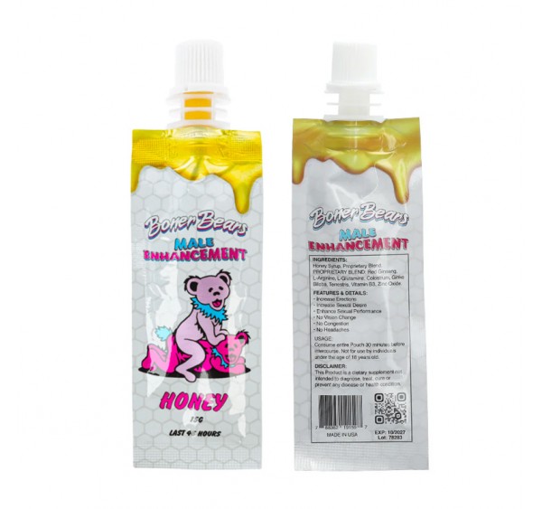 Boner Bears All Natural Fast Acting  Honey Tube