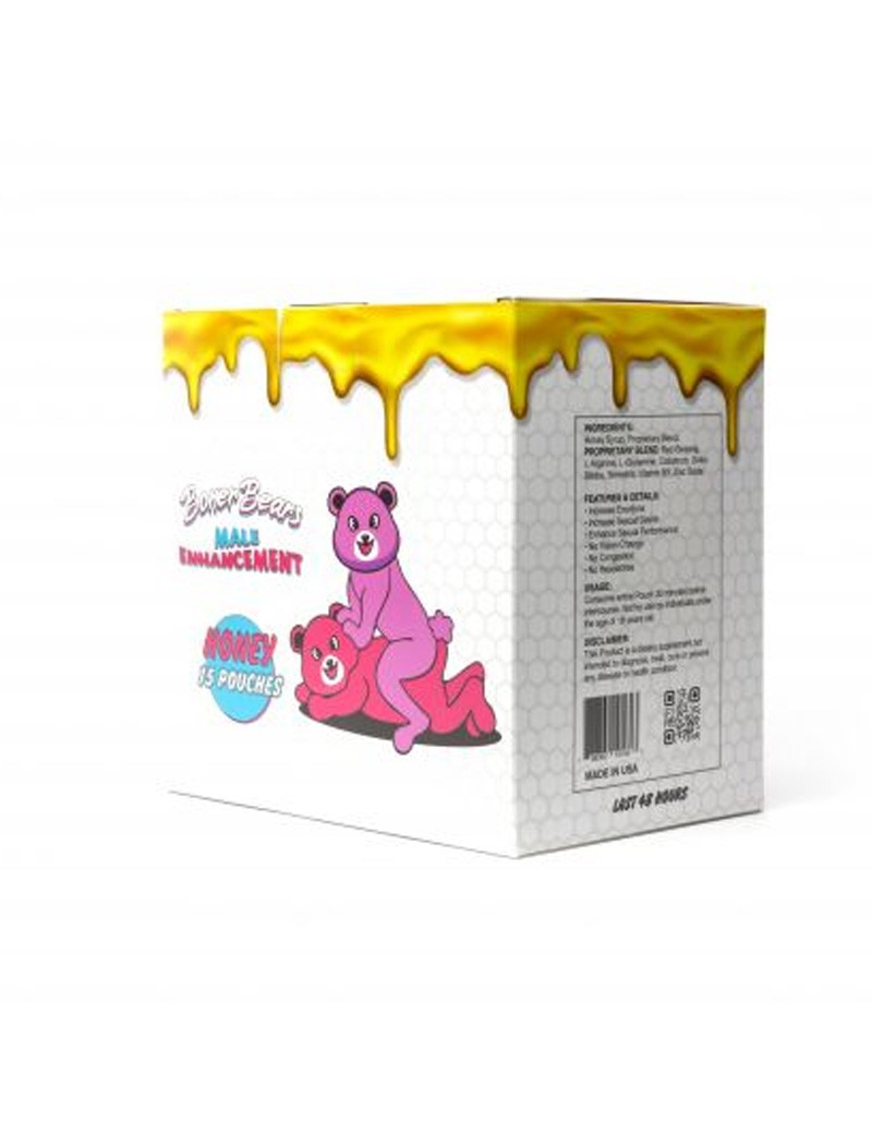 Boner Bears All Natural Fast Acting  Honey Tube