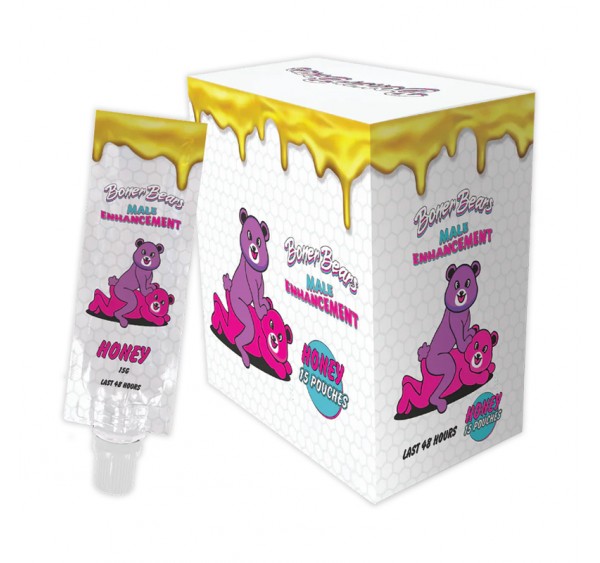 Boner Bears All Natural Fast Acting  Honey Tube
