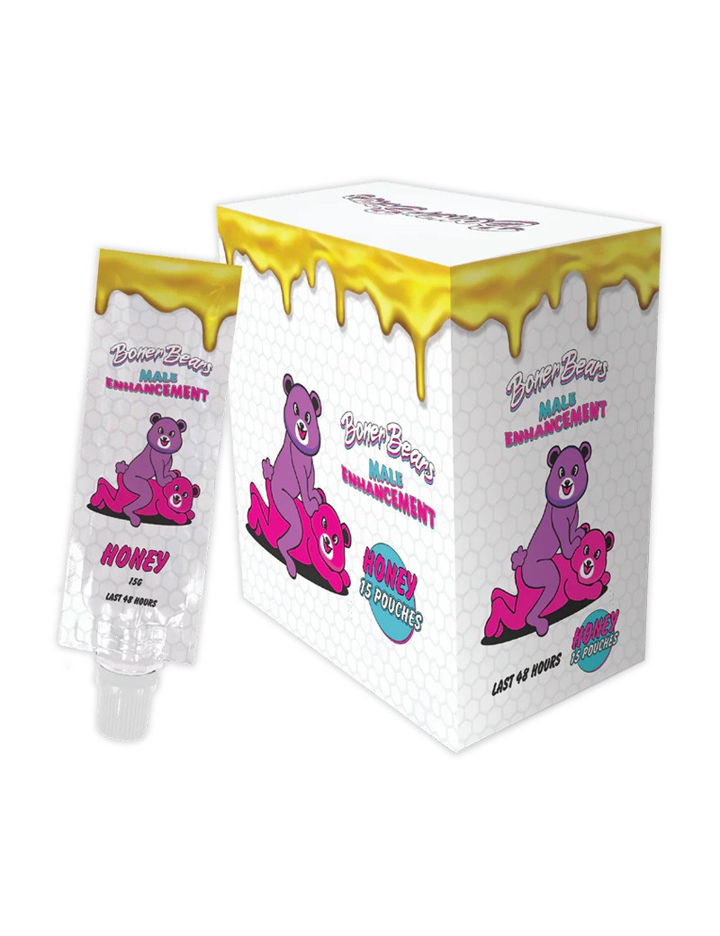 Boner Bears All Natural Fast Acting  Honey Tube